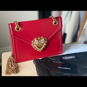 Dolce Gabbana Medium Devotion Bag w/ Dust bag, Receipt
